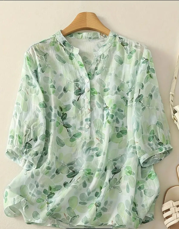 Mint Breeze Leafy Top