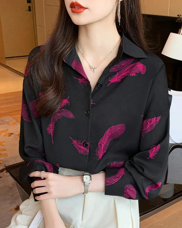 Midnight Feather Luxe Shirt