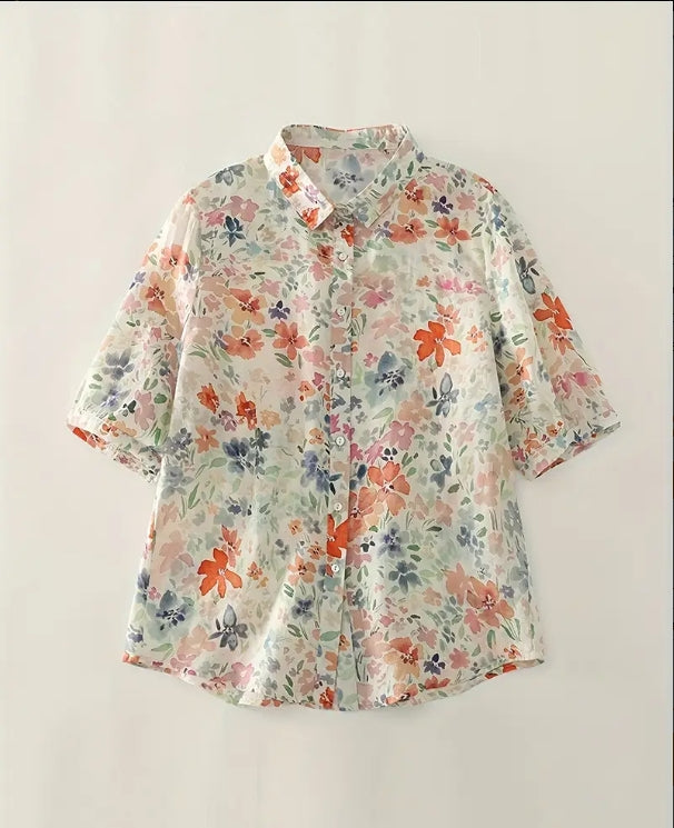 Summer Meadow Floral Shirt