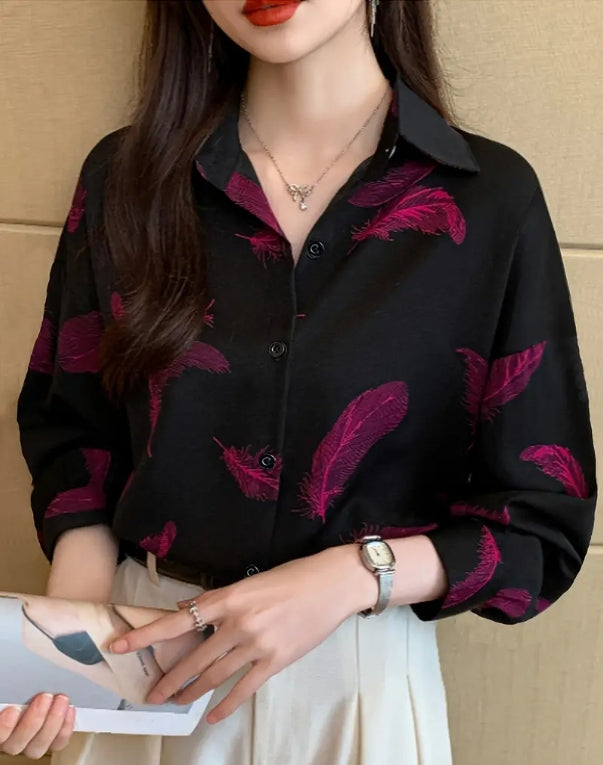 Midnight Feather Luxe Shirt