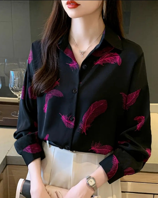 Midnight Feather Luxe Shirt