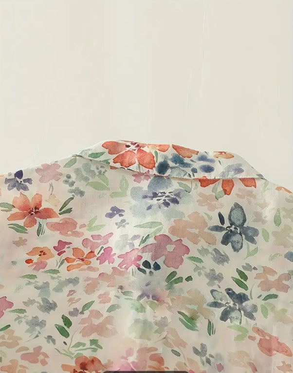 Summer Meadow Floral Shirt
