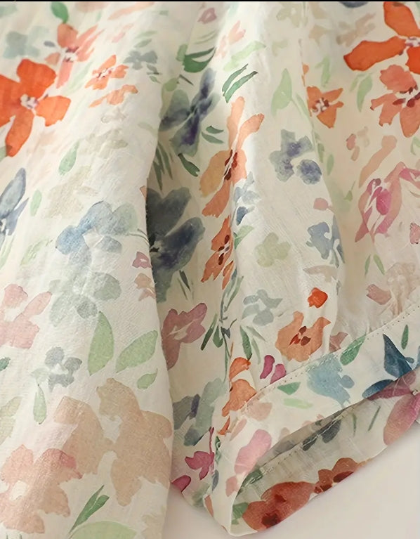 Summer Meadow Floral Shirt