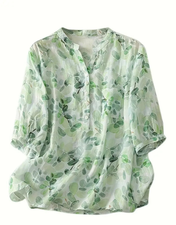 Mint Breeze Leafy Top